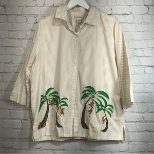 Bechamel button down stripes